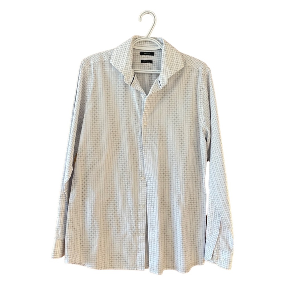 RW&CO. Mens Medium Tailored Fit Dress Shirt